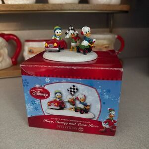 Department 56 Mickey's Merry Christmas Village Huey Dewey Louie Race